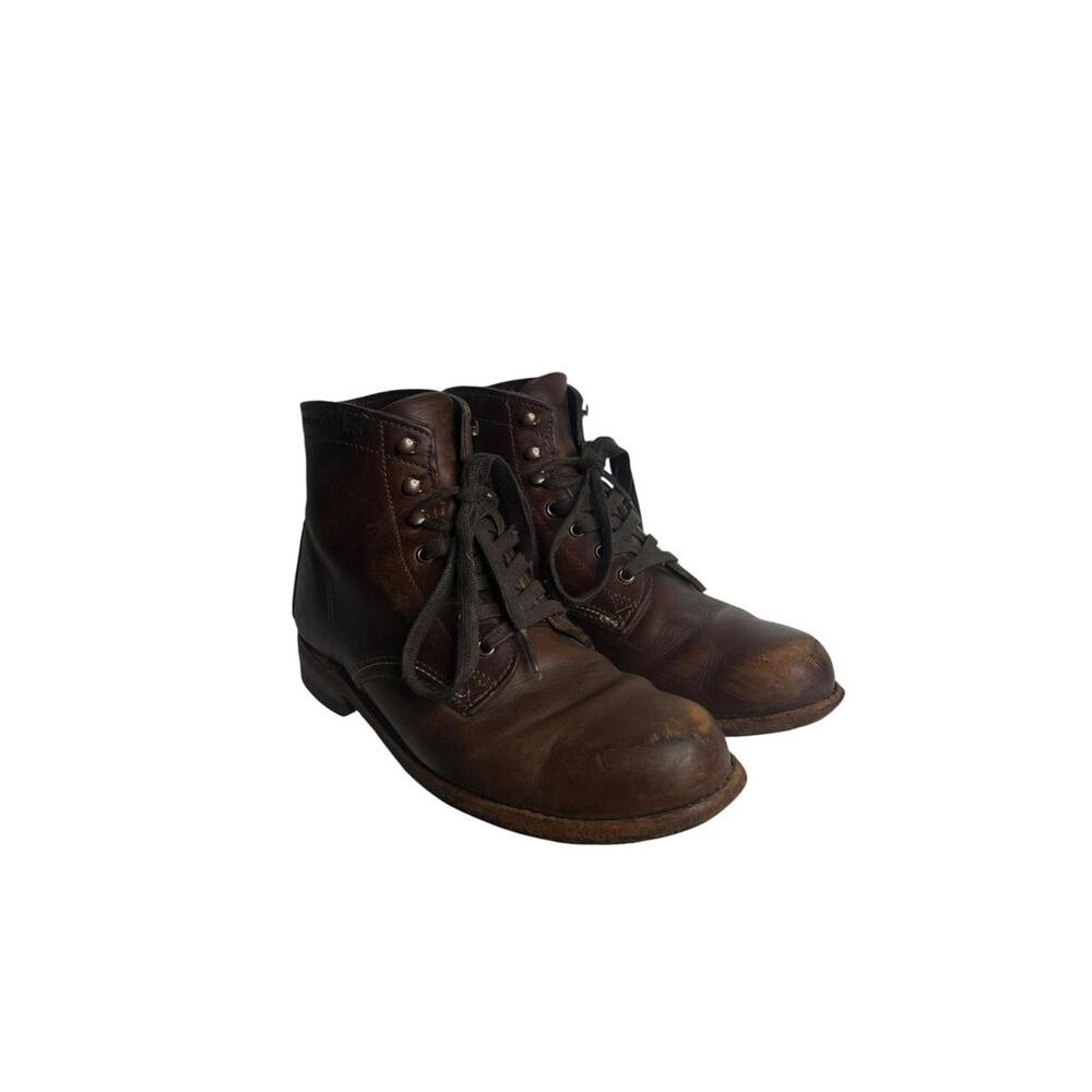 Wolverine 1000 Mile Boots Brown Leather Made in USA Men’s 7D